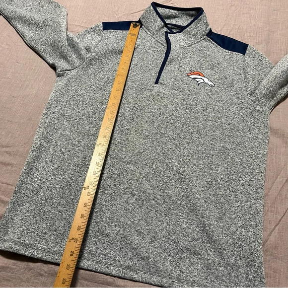 Denver Broncos NFL Team Apparel Men Size Large Pullover Sweatshirt Like New - Picture 7 of 7